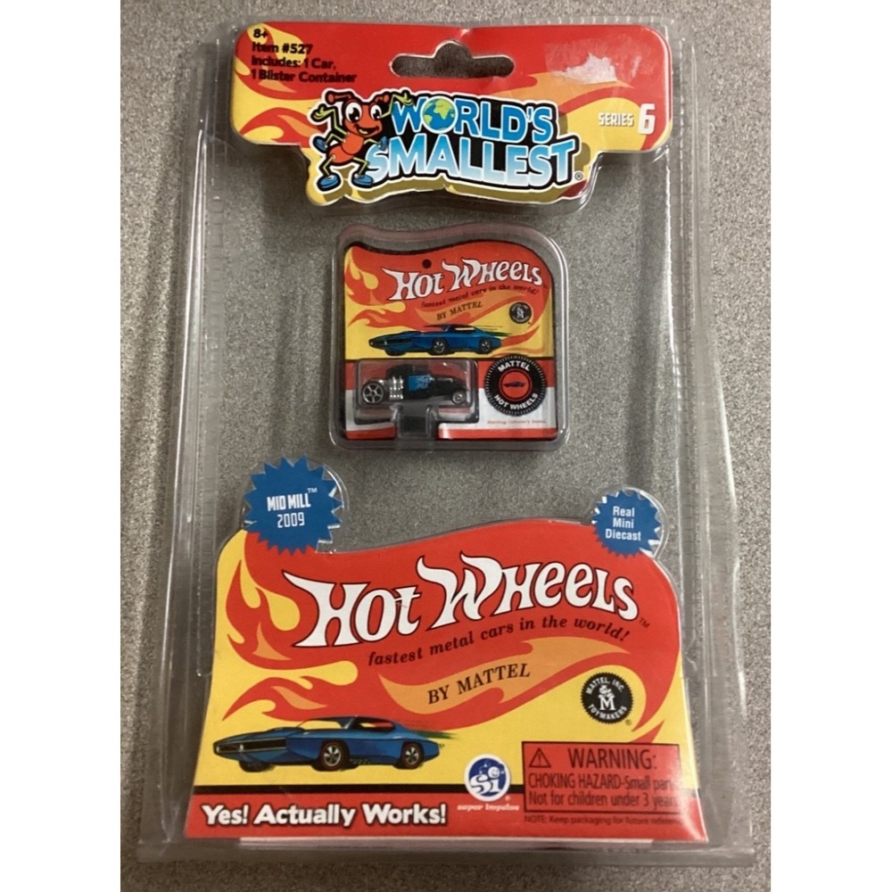 Worlds Smallest Hot Wheels Series 6 Item #527  MID MILL 2009